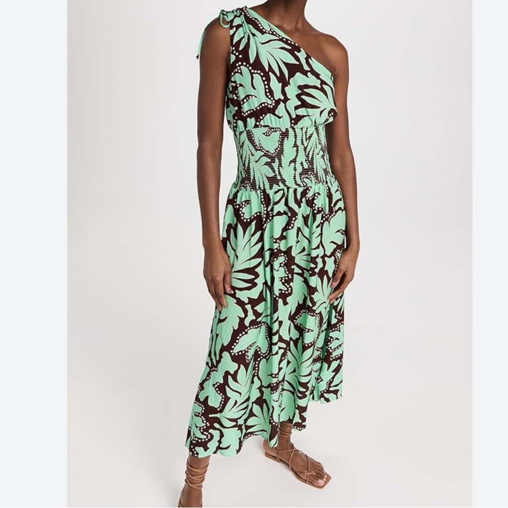MINKPINK NWT size Medium Kelani one shoulder midi dress